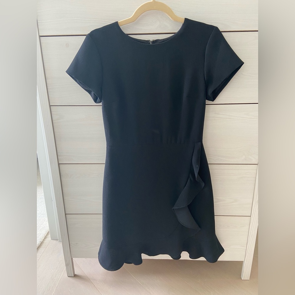 Club Monaco black ruffle dress size 2